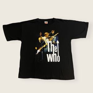 Rare Vintage The Who “In Memory of John Entwisle” 2002 Band Tee